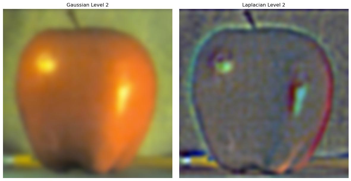 Apple Gaussian | Laplacian Level 2